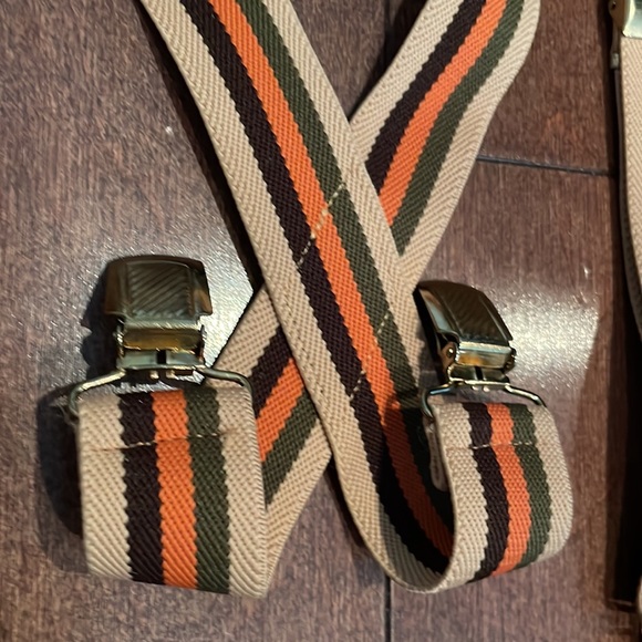 Vintage striped suspenders - Picture 3 of 3